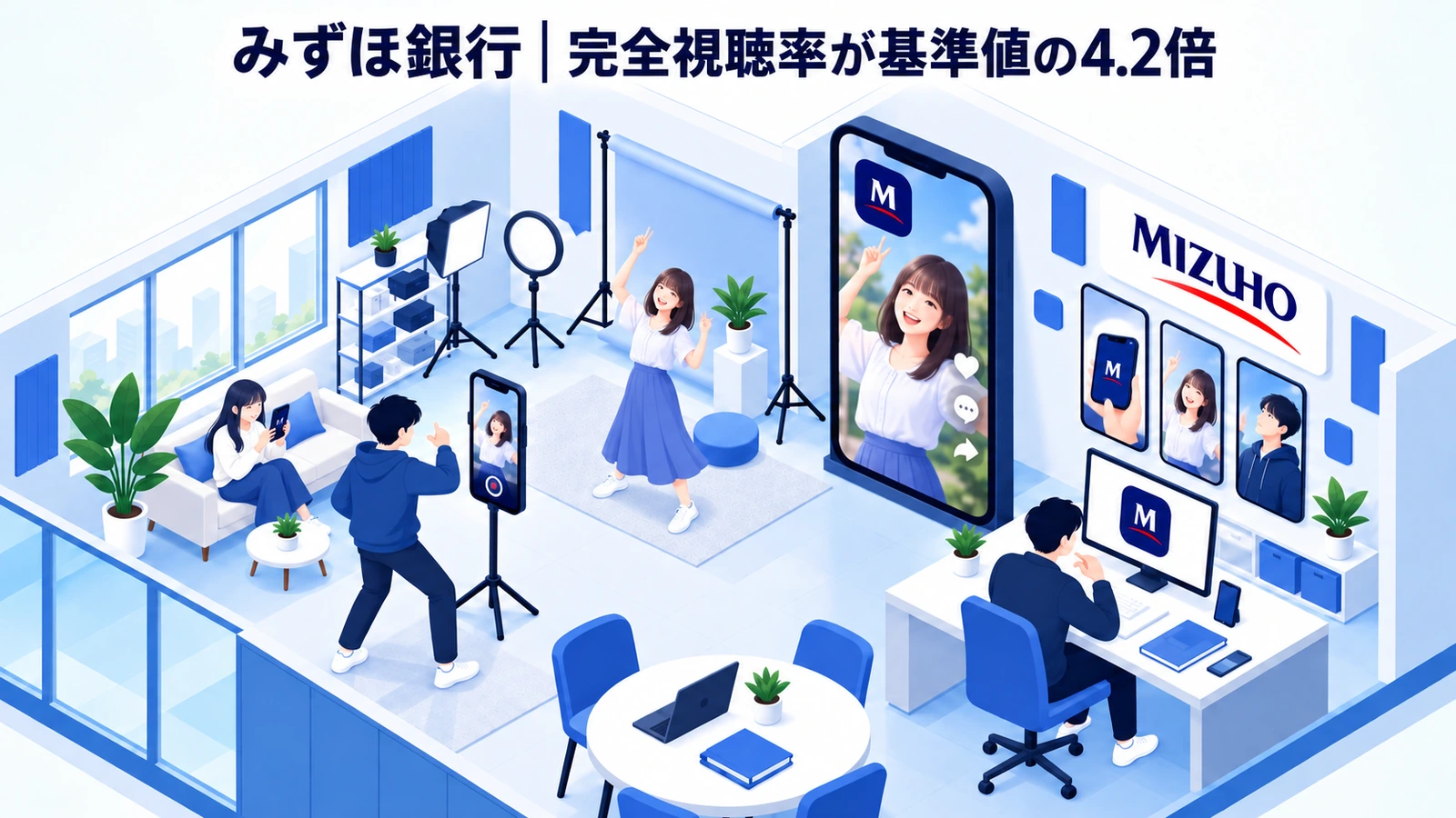 みずほ銀行の若年層マーケティング成功事例