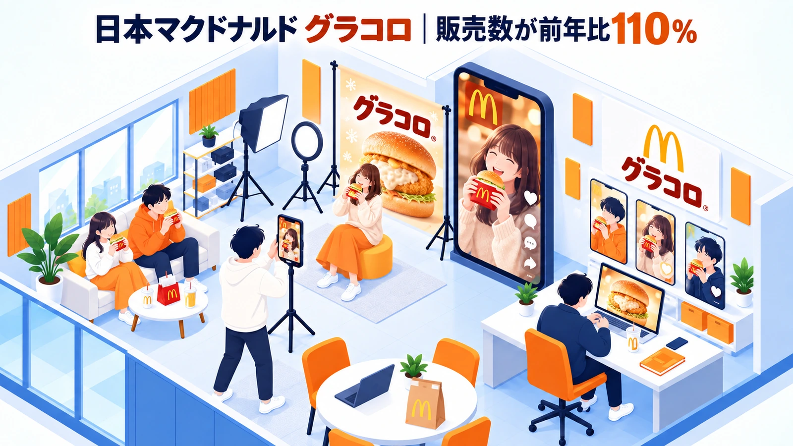 日本マクドナルド グラコロの若年層マーケティング成功事例