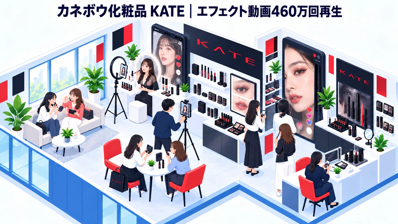カネボウ化粧品 KATEの女性向けマーケティング成功事例