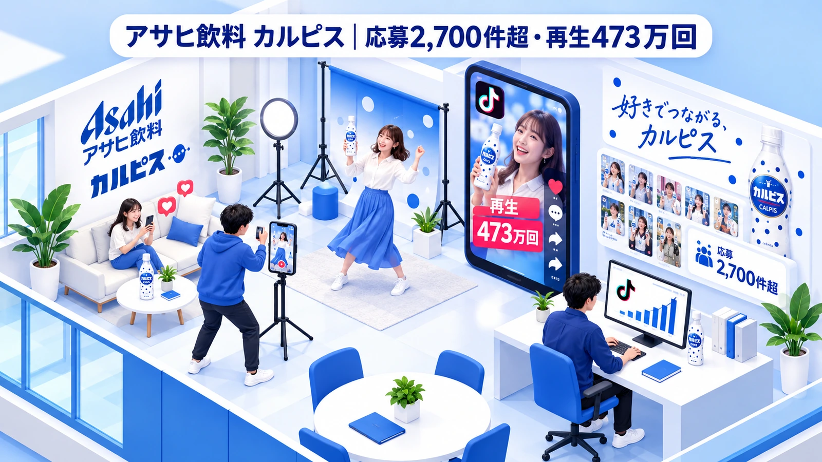 アサヒ飲料 カルピスの食品マーケティング成功事例