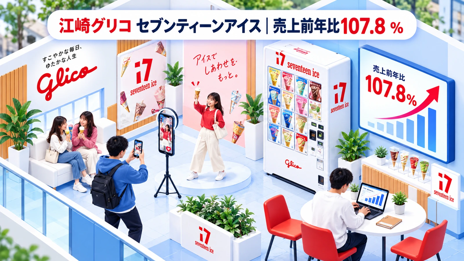 江崎グリコ セブンティーンアイスの食品マーケティング成功事例