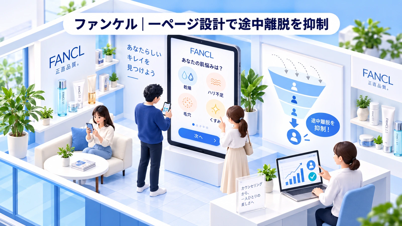 ファンケルの診断コンテンツ成功事例