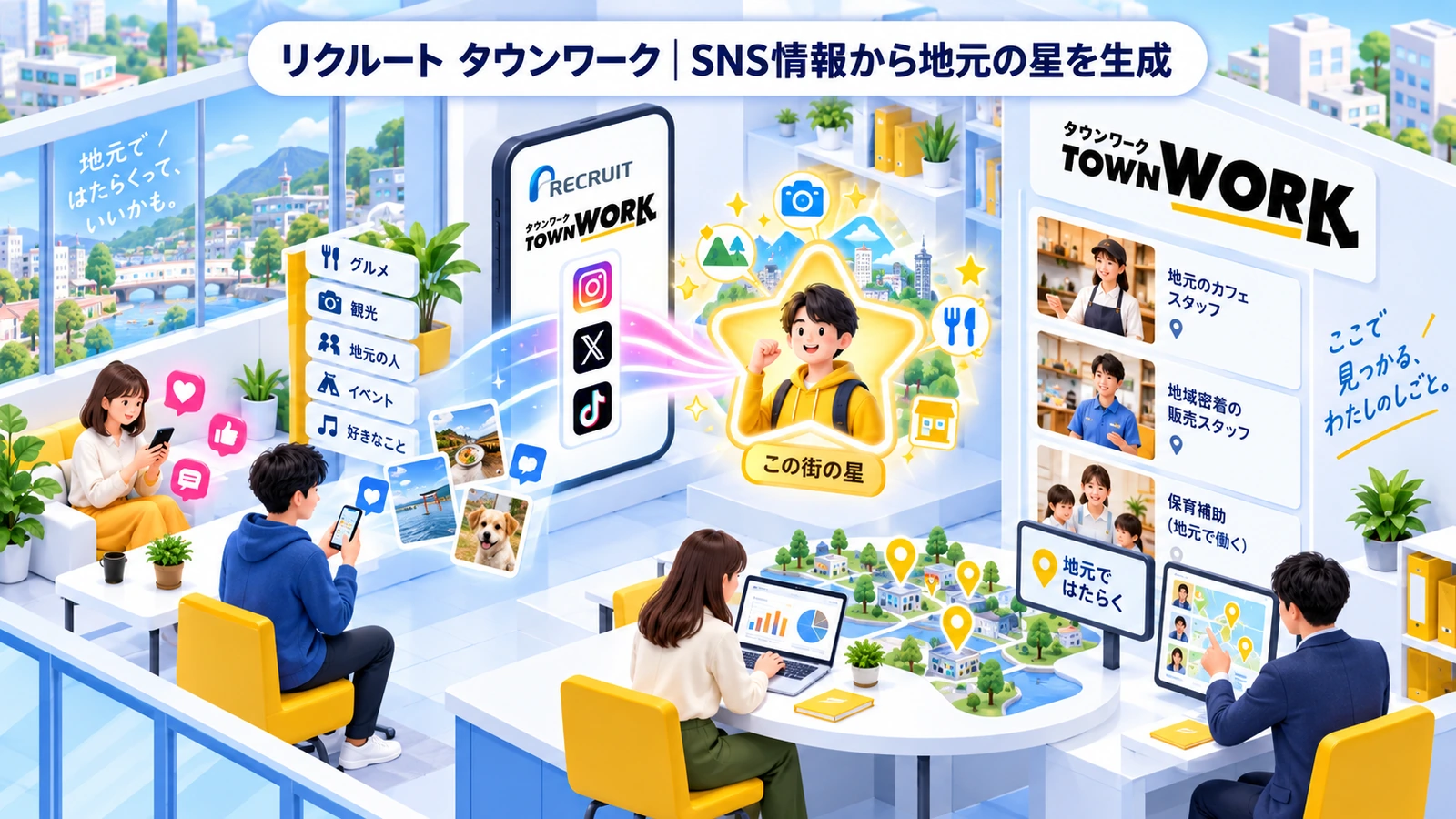 リクルート タウンワークの診断コンテンツ成功事例