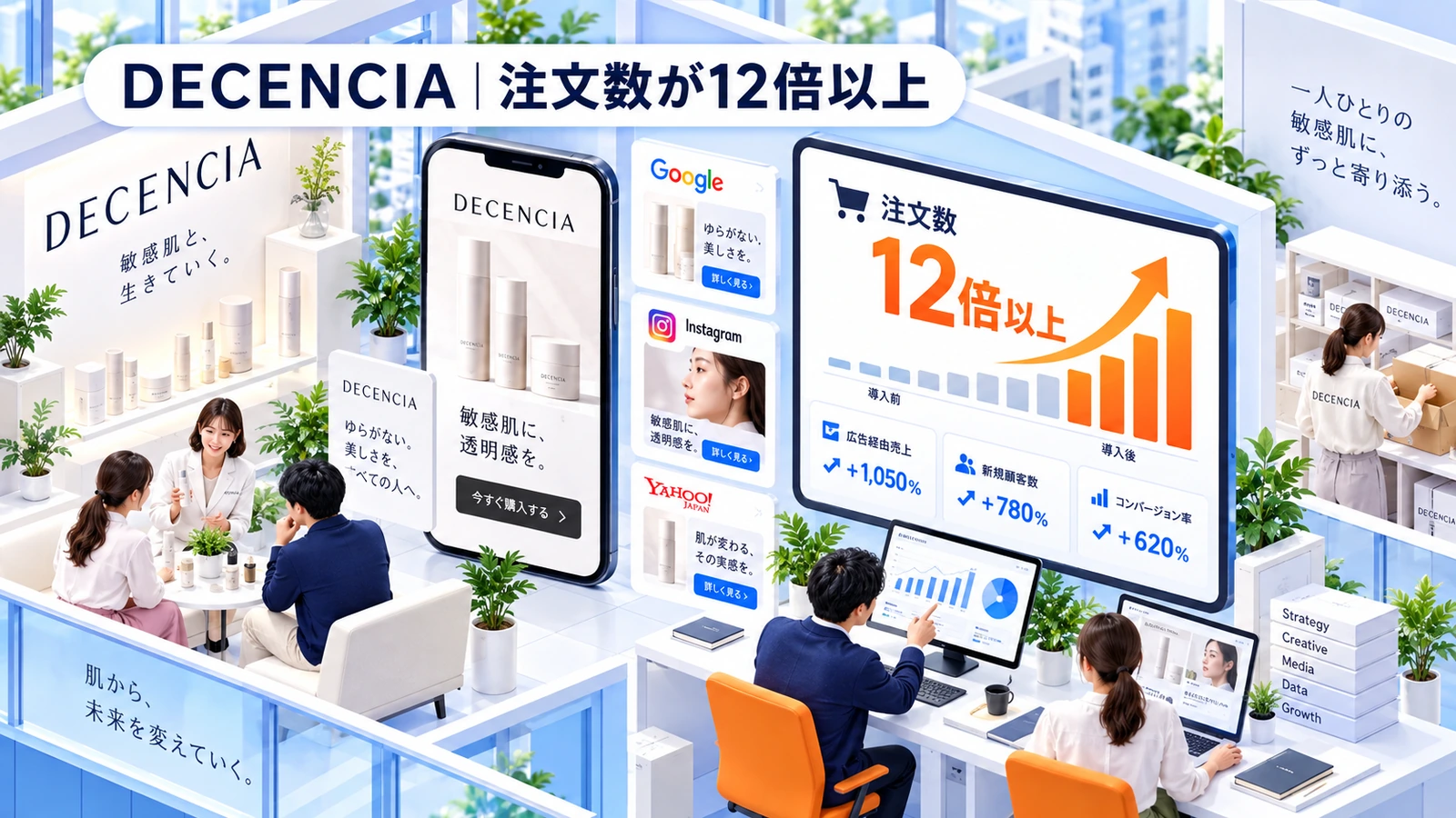 DECENCIAの成果報酬型広告成功事例