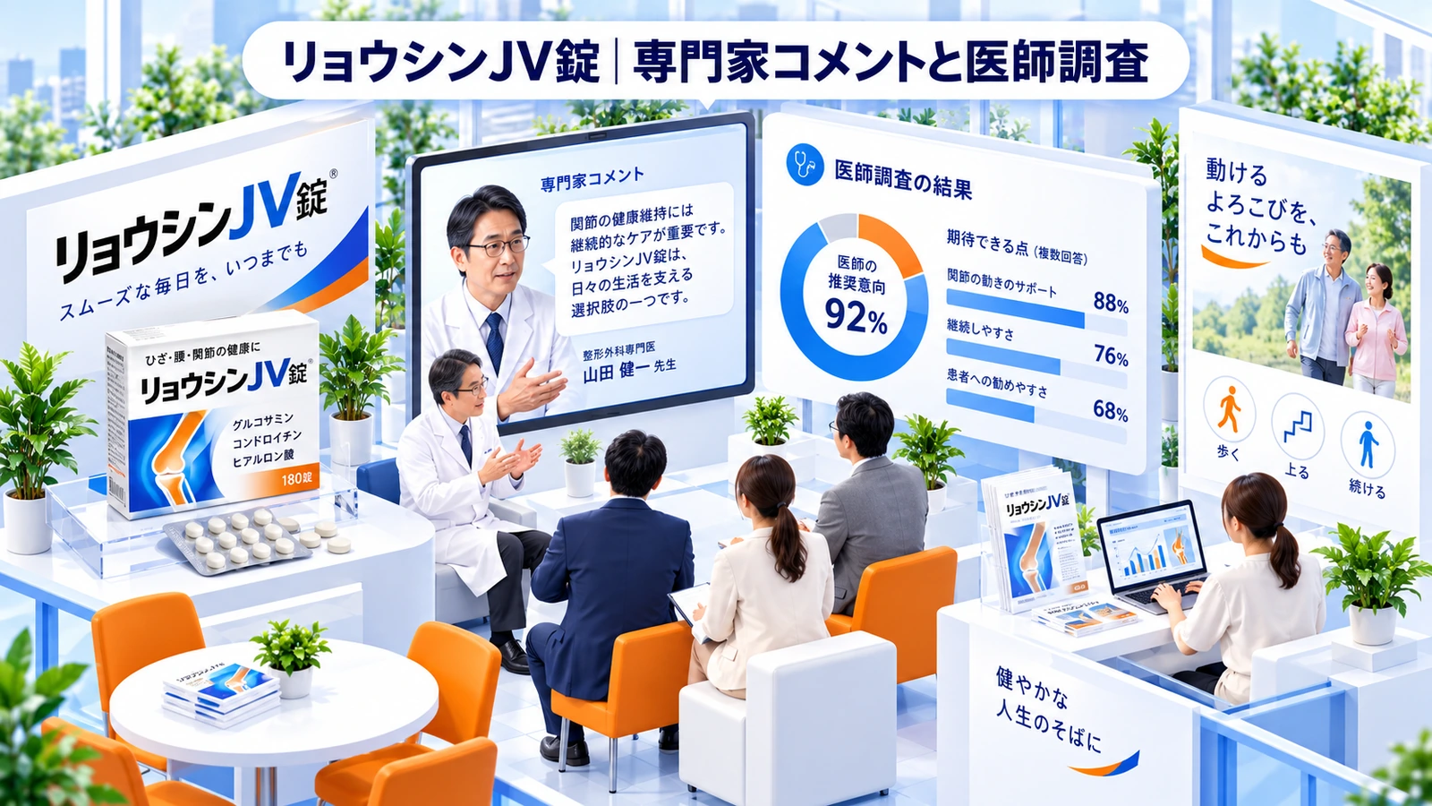 リョウシンJV錠の専門家キャスティング成功事例