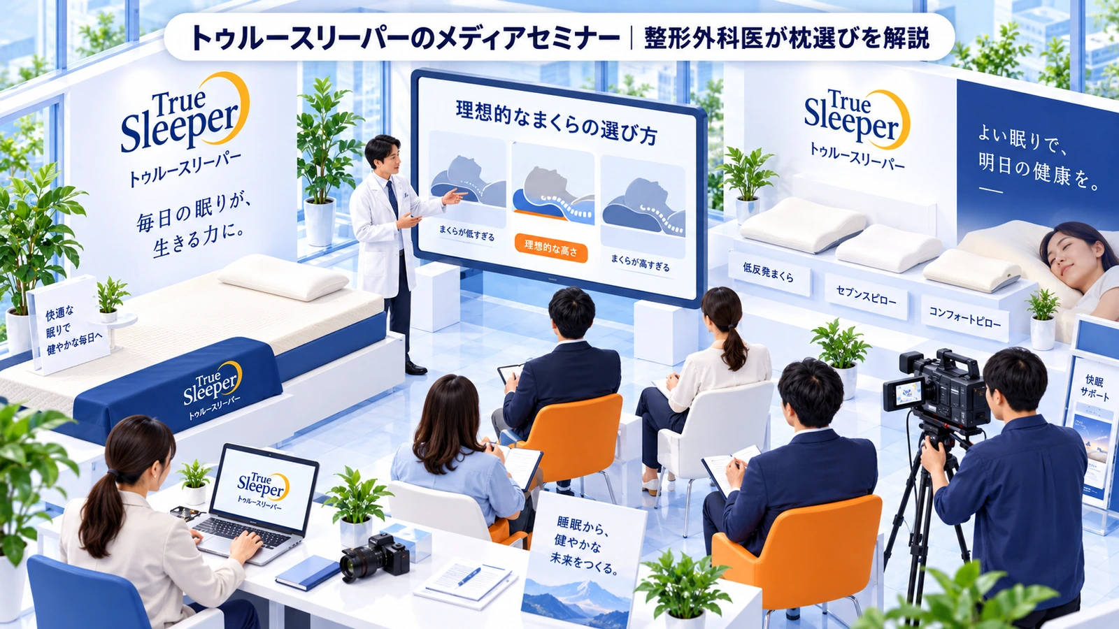 トゥルースリーパーのメディアセミナーの専門家キャスティング成功事例