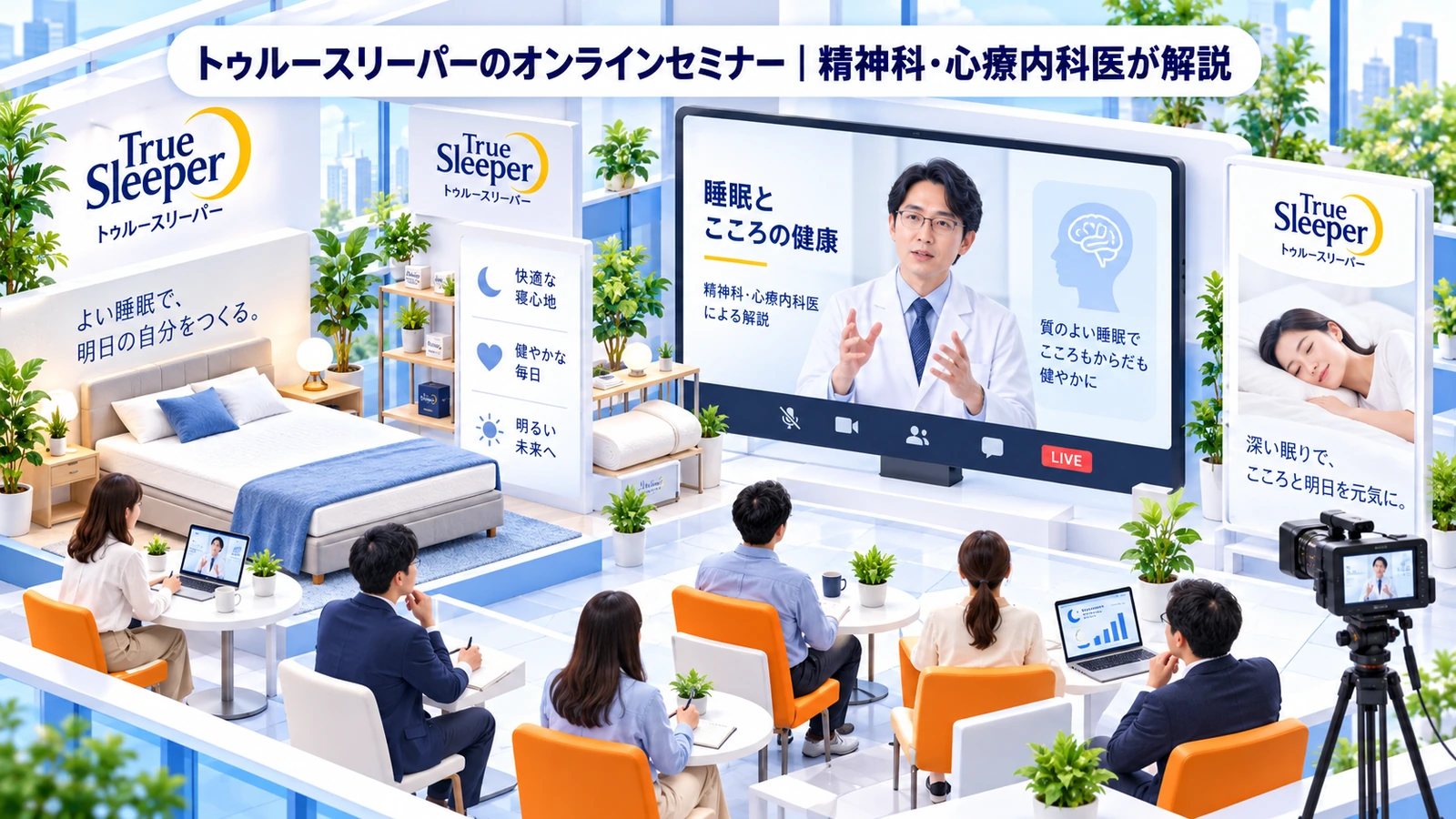 トゥルースリーパーのオンラインセミナーの専門家キャスティング成功事例