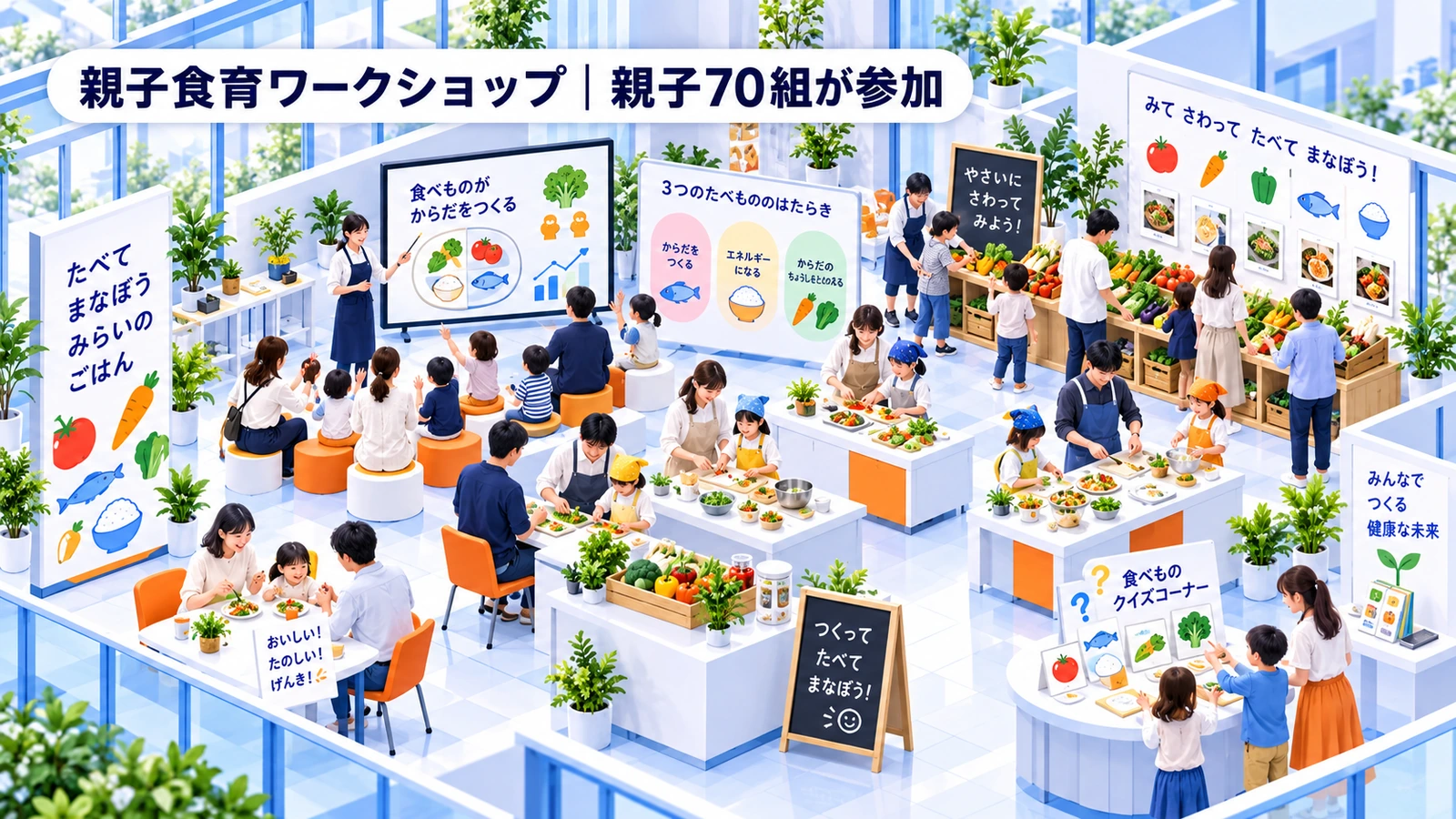 親子食育ワークショップの体験型マーケティング成功事例