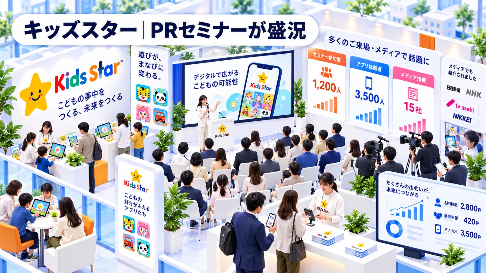 キッズスターの展示会マーケティング成功事例