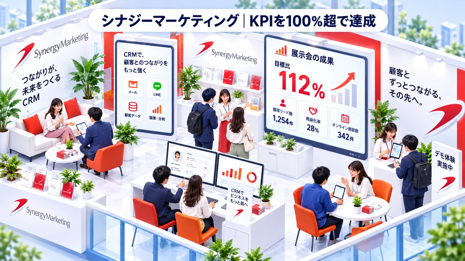 シナジーマーケティングの展示会マーケティング成功事例