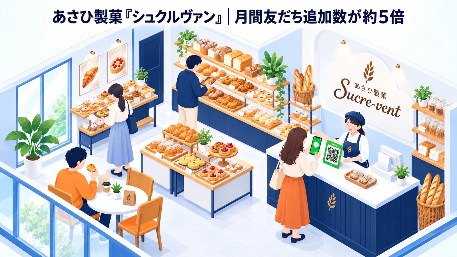 あさひ製菓『シュクルヴァン』の店頭販促成功事例