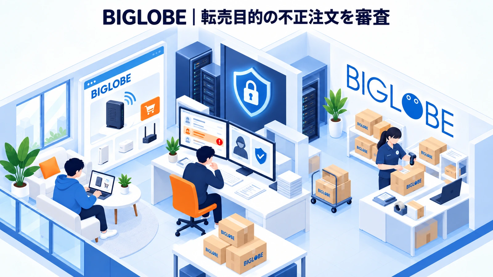 BIGLOBEの転売対策成功事例