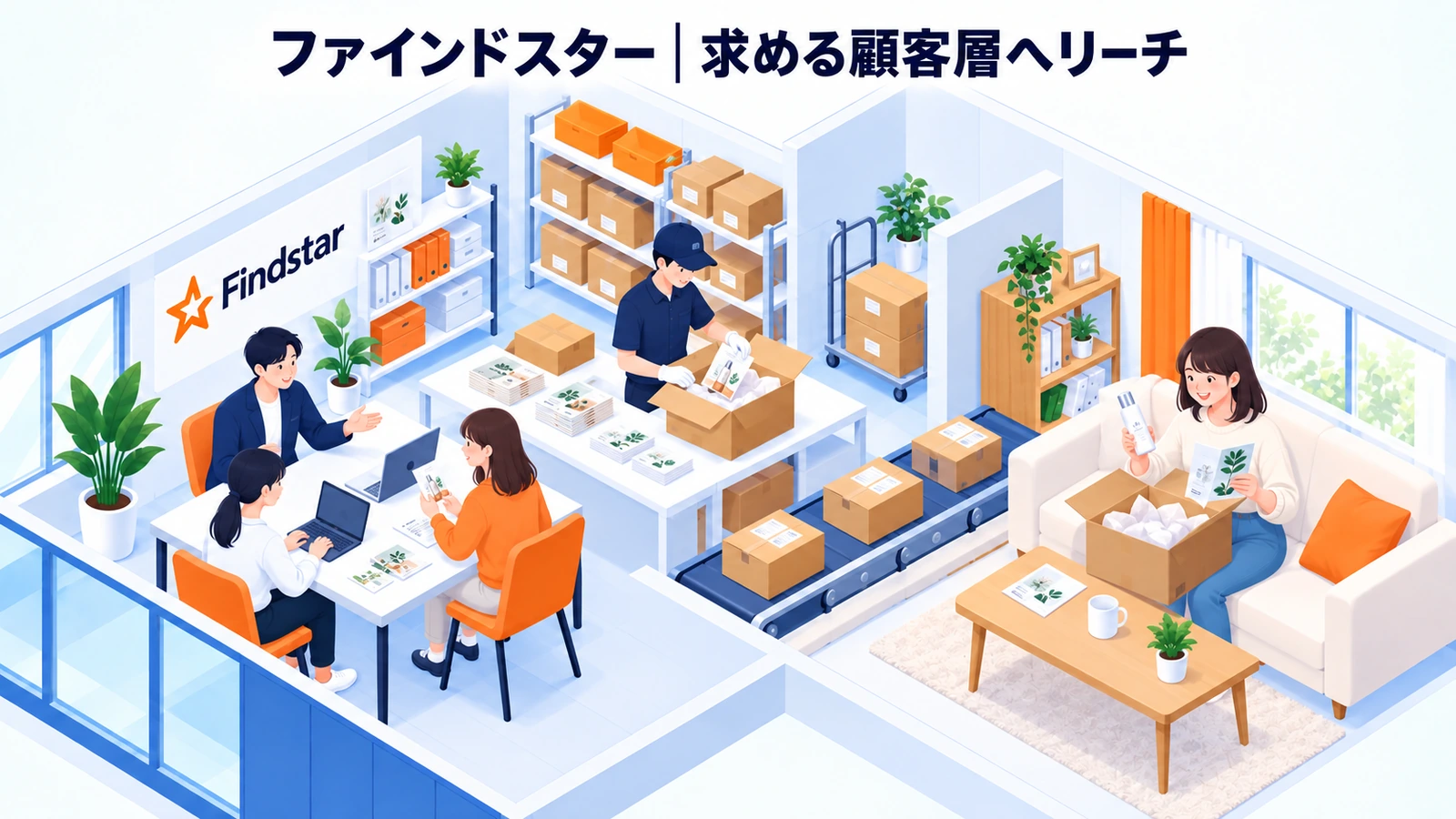 ファインドスターの同梱広告成功事例