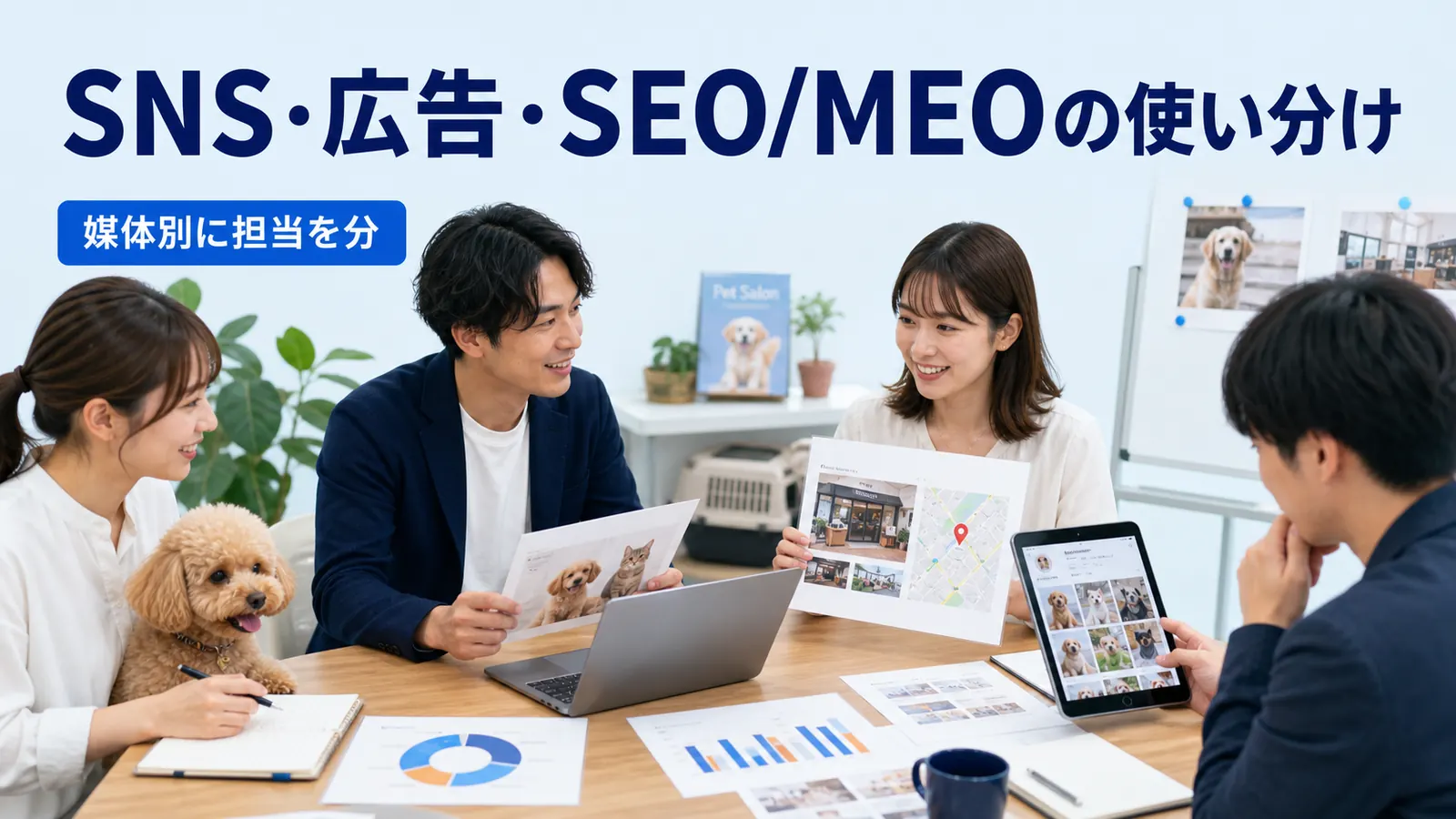 SNS・広告・SEO/MEOの使い分け