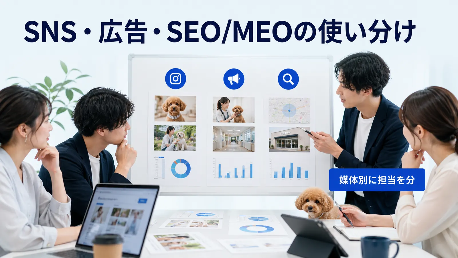 SNS・広告・SEO/MEOの使い分け