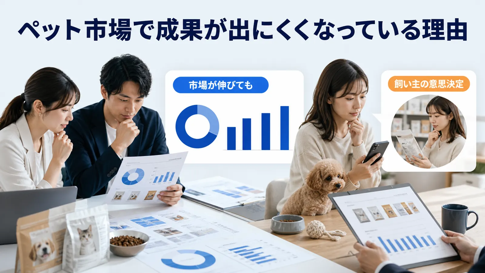 ペット市場で成果が出にくくなっている理由