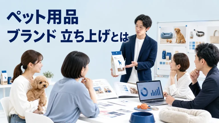 ペット用品 ブランド 立ち上げとはを内容別のオリジナル構図で整理した図解