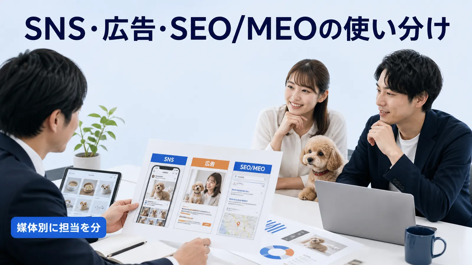 SNS・広告・SEO/MEOの使い分け