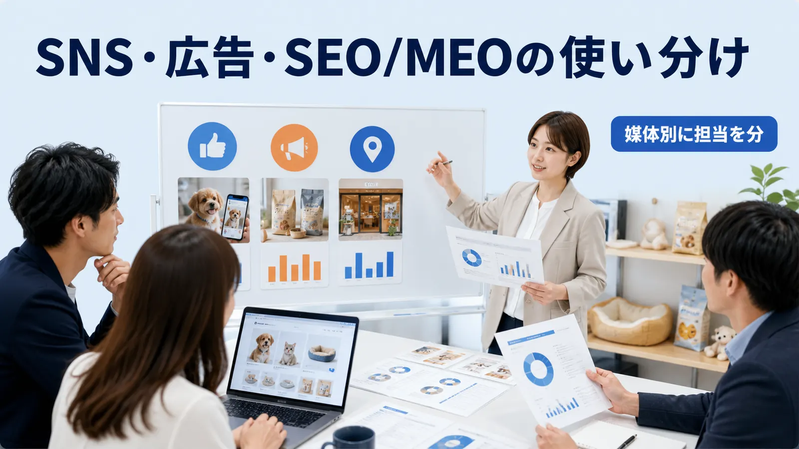 SNS・広告・SEO/MEOの使い分け