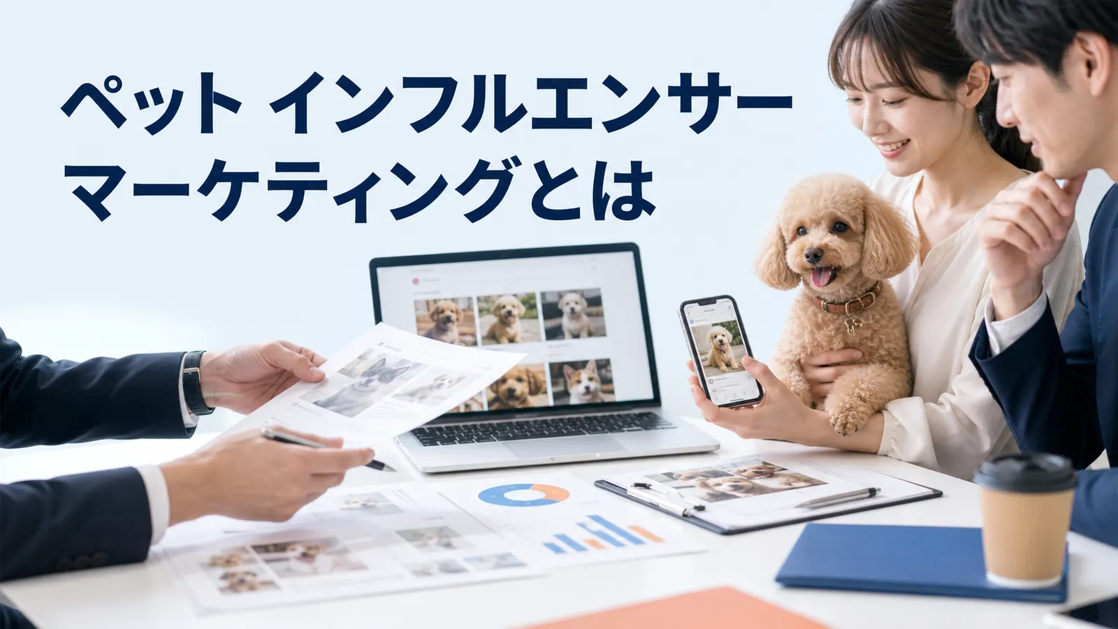 ペット インフルエンサーマーケティングとはを内容別のオリジナル構図で整理した図解