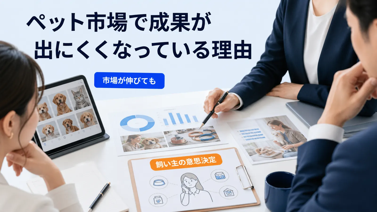 ペット市場で成果が出にくくなっている理由