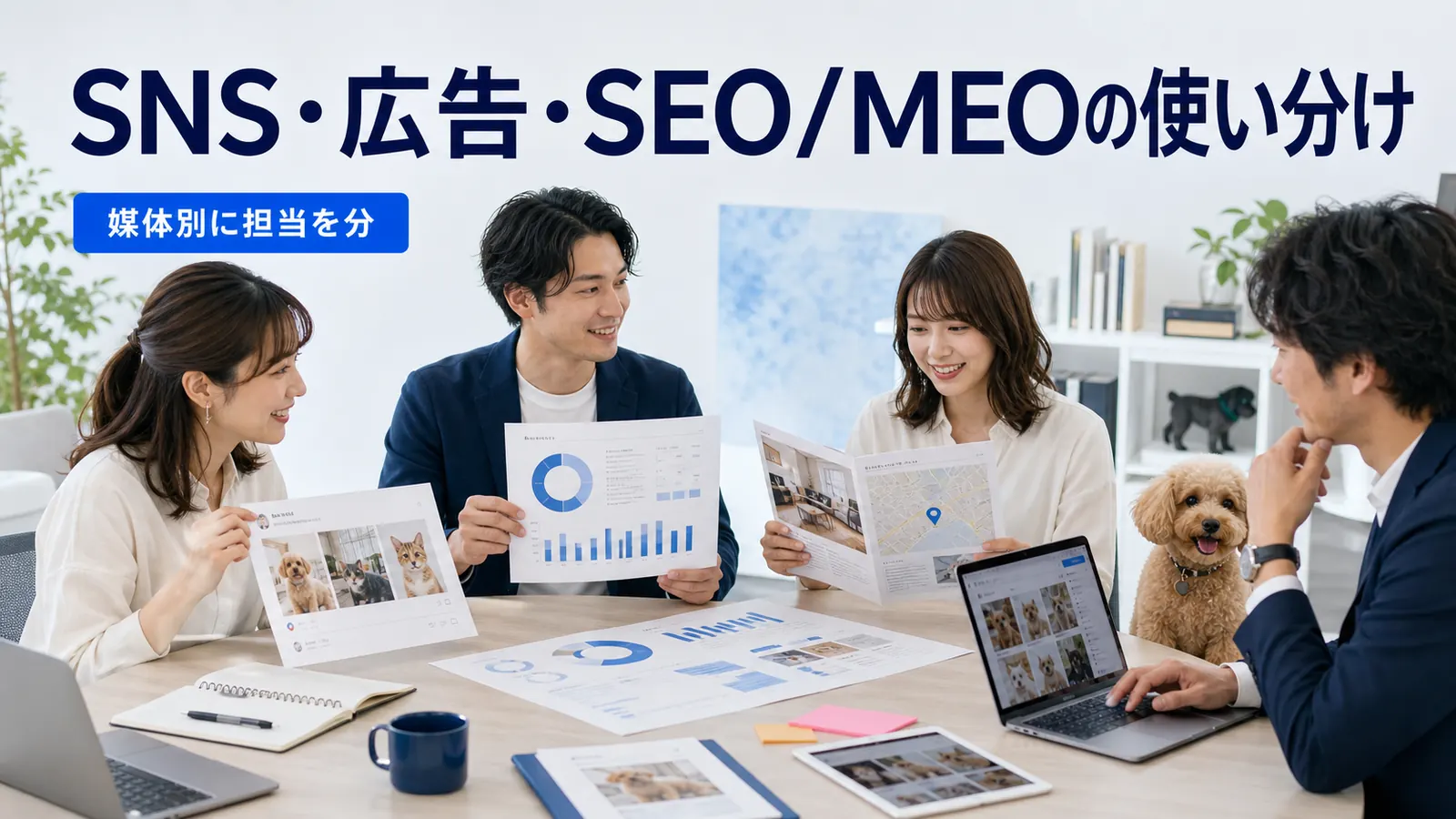 SNS・広告・SEO/MEOの使い分け