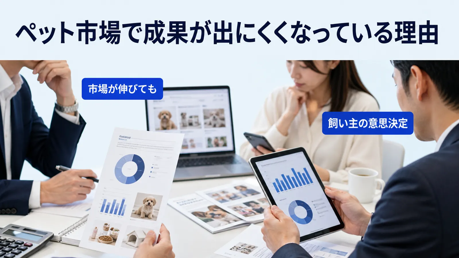 ペット市場で成果が出にくくなっている理由