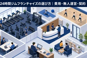 24時間ジムフランチャイズの選び方|費用・無人運営・契約