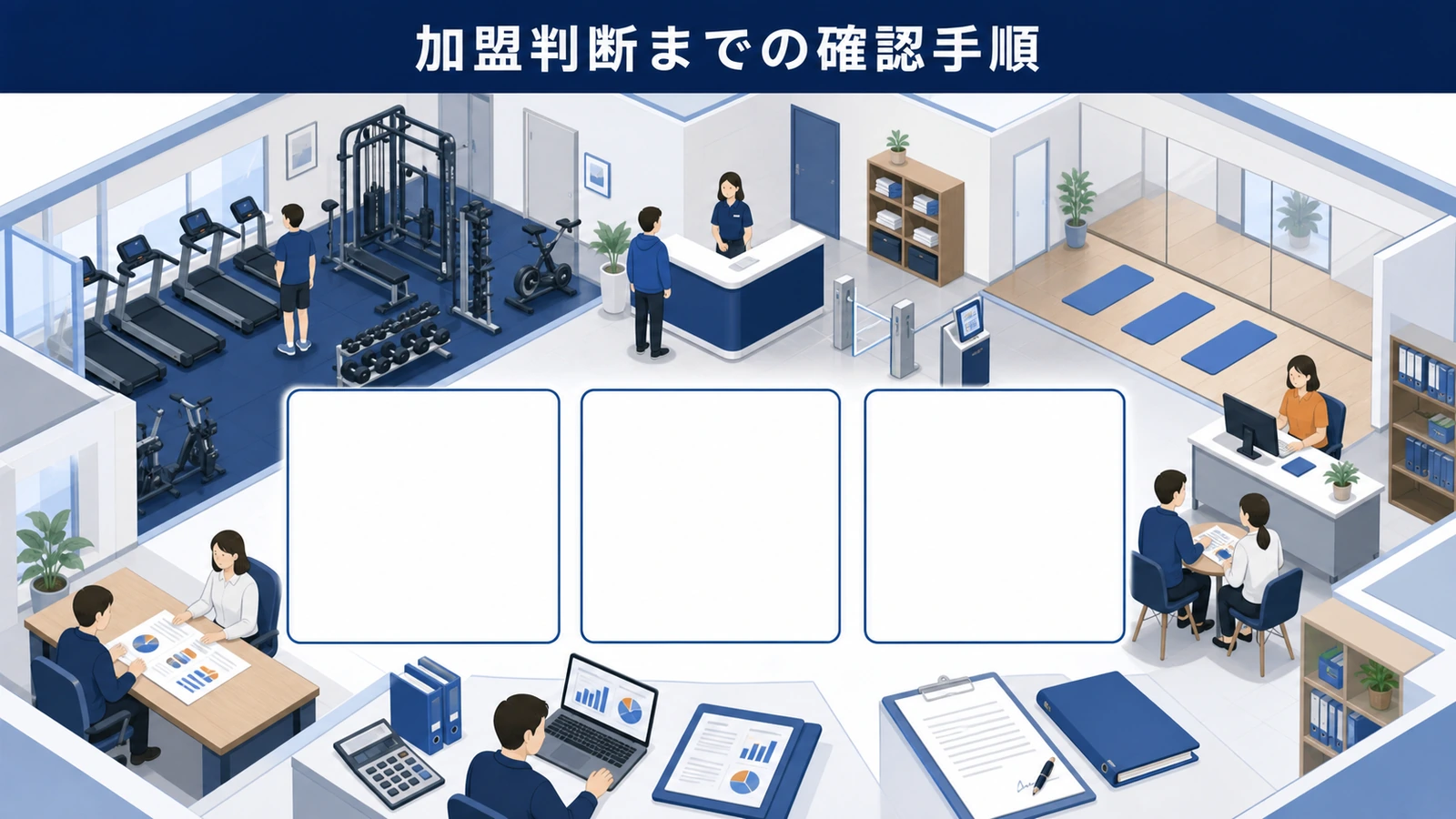 加盟判断までの確認手順