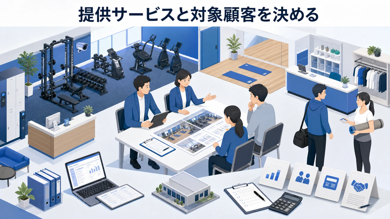 提供サービスと対象顧客を決める