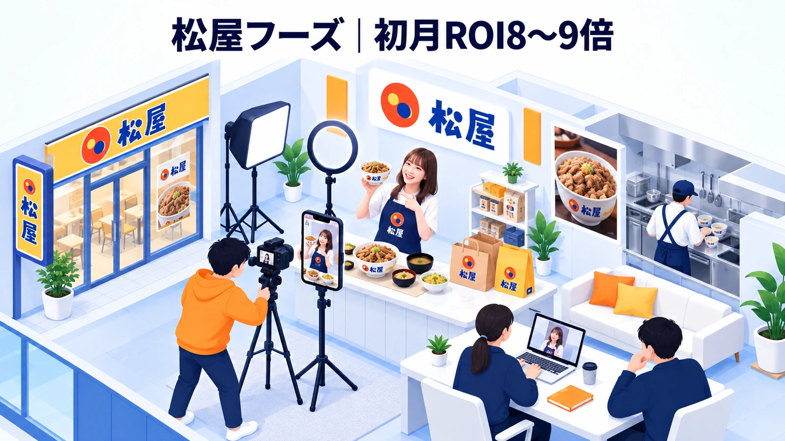 松屋フーズのTikTok Shop成功事例
