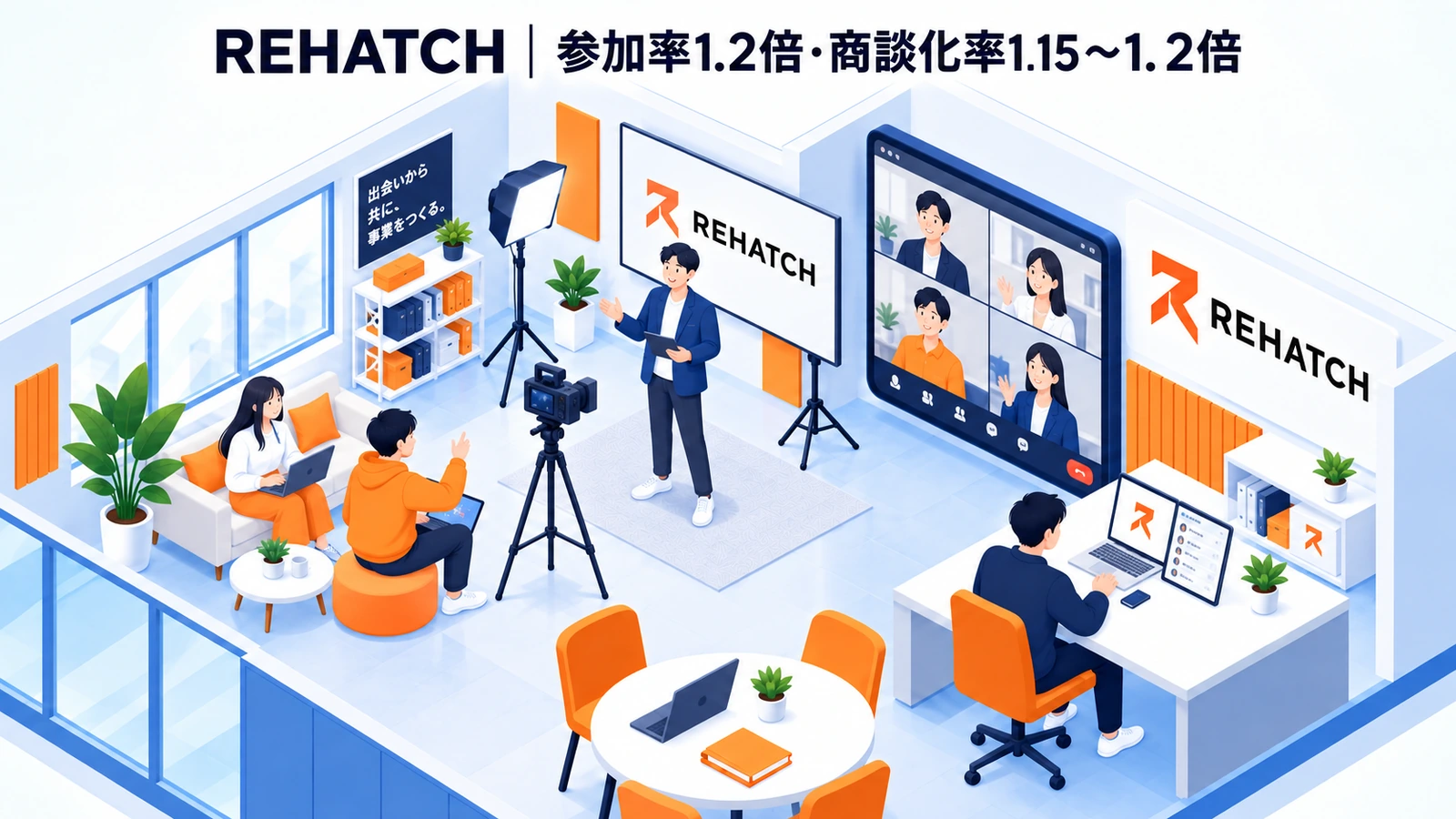 REHATCHのウェビナー集客成功事例