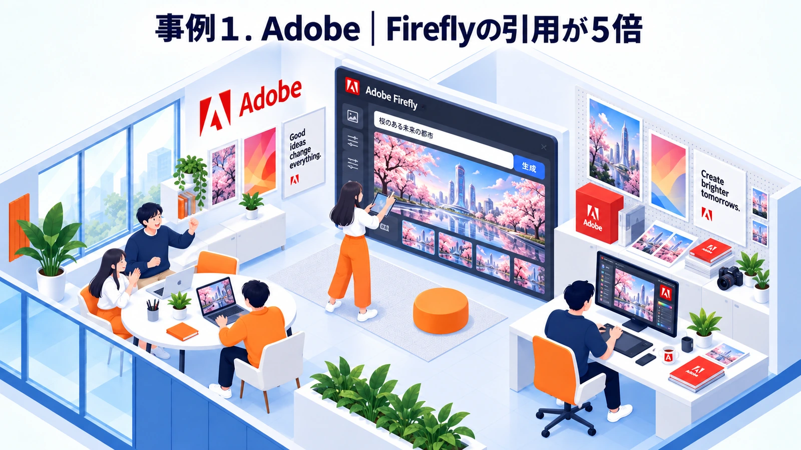 Adobe|Fireflyの引用が5倍のLLMO対策成功事例