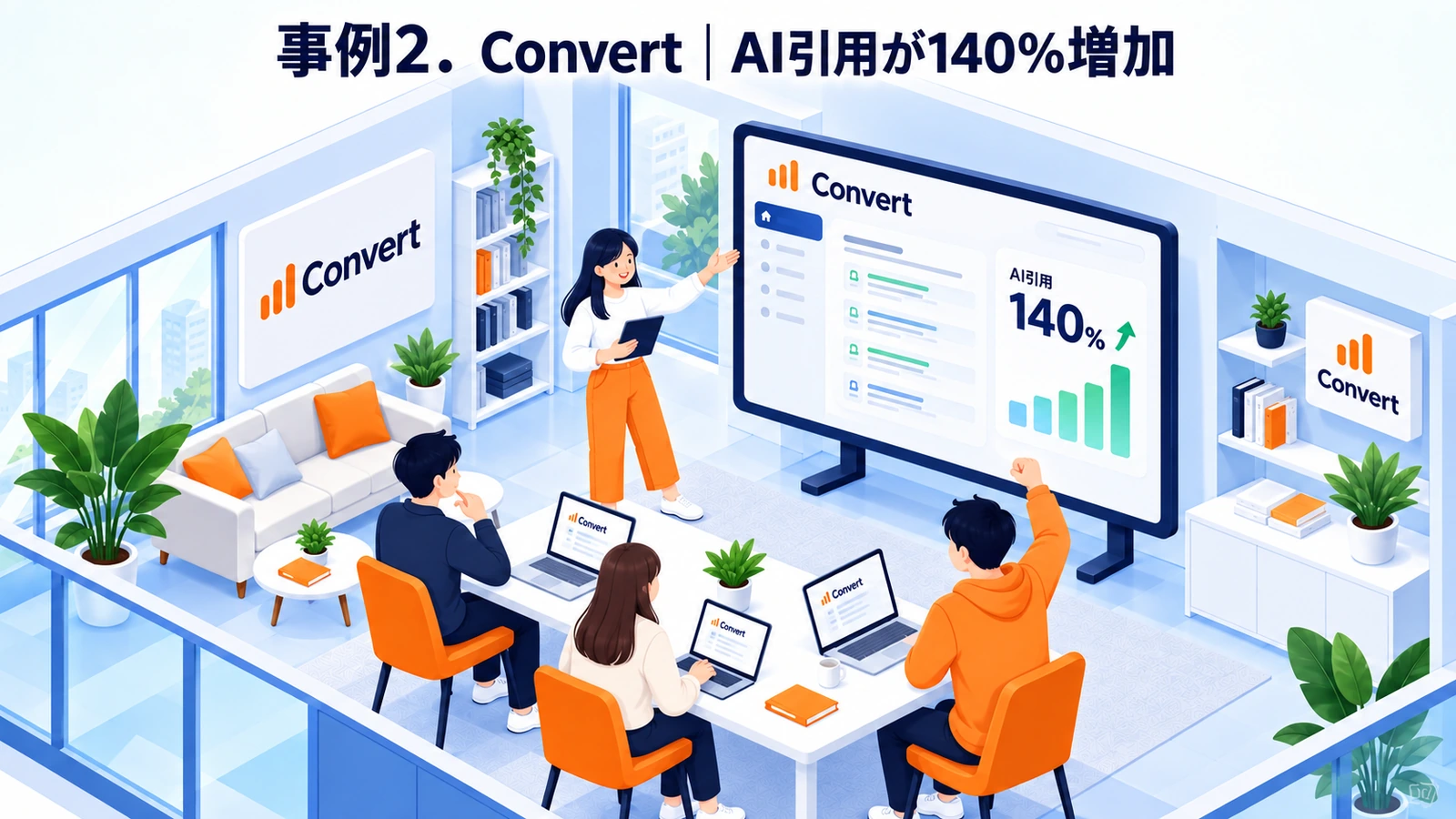 Convert|AI引用が140%増加のLLMO対策成功事例