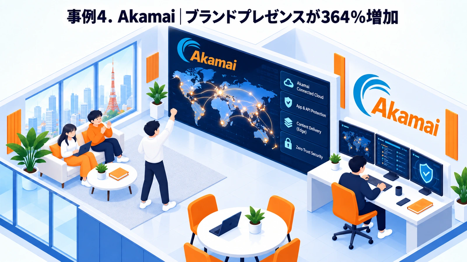 Akamai|ブランドプレゼンスが364%増加のLLMO対策成功事例
