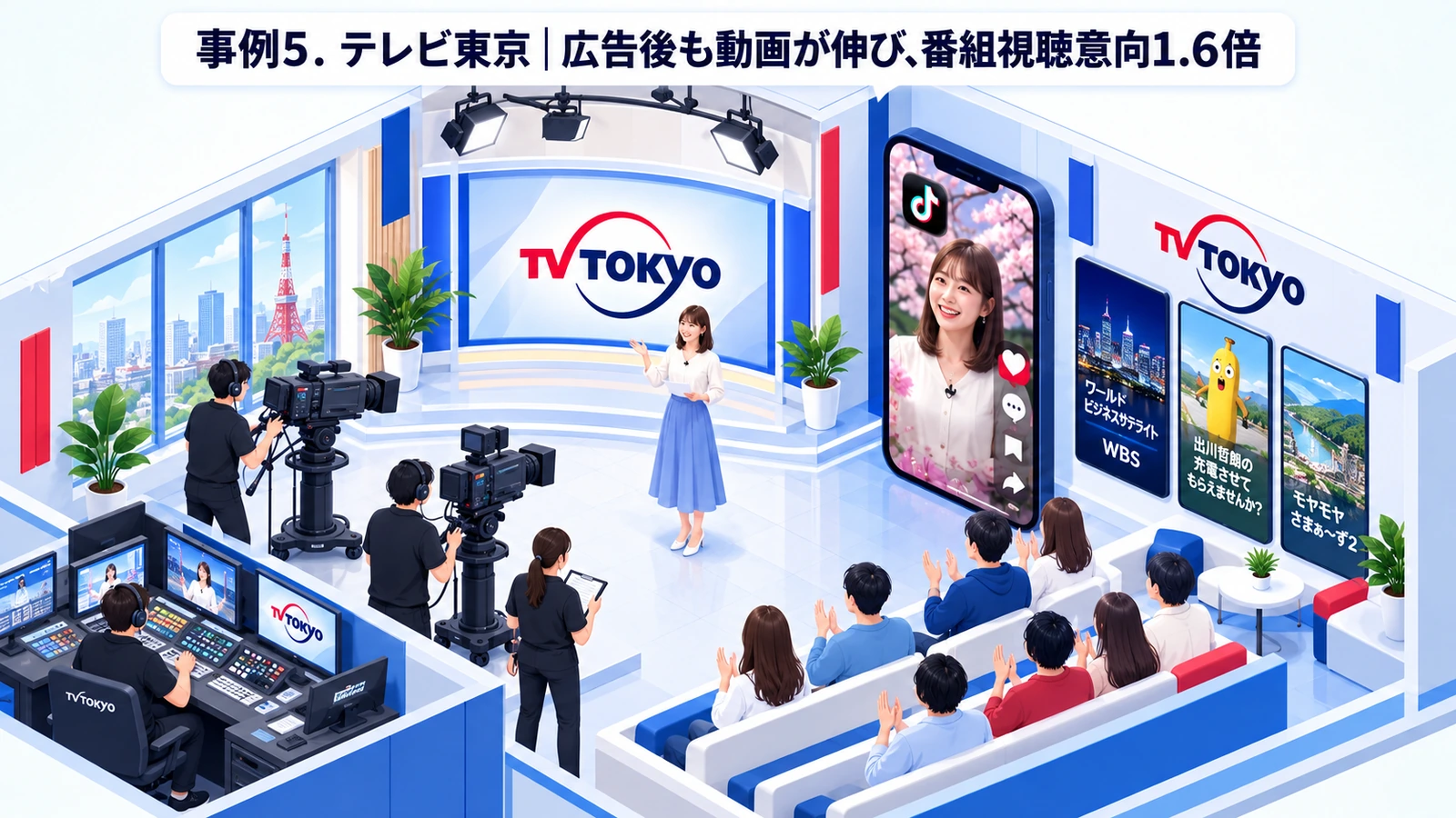 テレビ東京|広告後も動画が伸び、番組視聴意向1.6倍のTikTokマーケティング成功事例