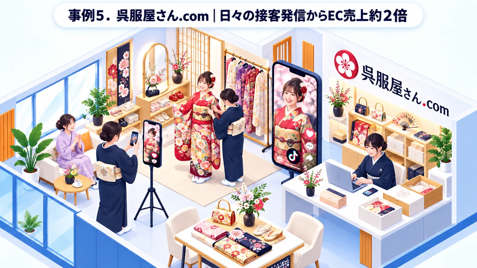 呉服屋さん.com|日々の接客発信からEC売上約2倍のXマーケティング成功事例