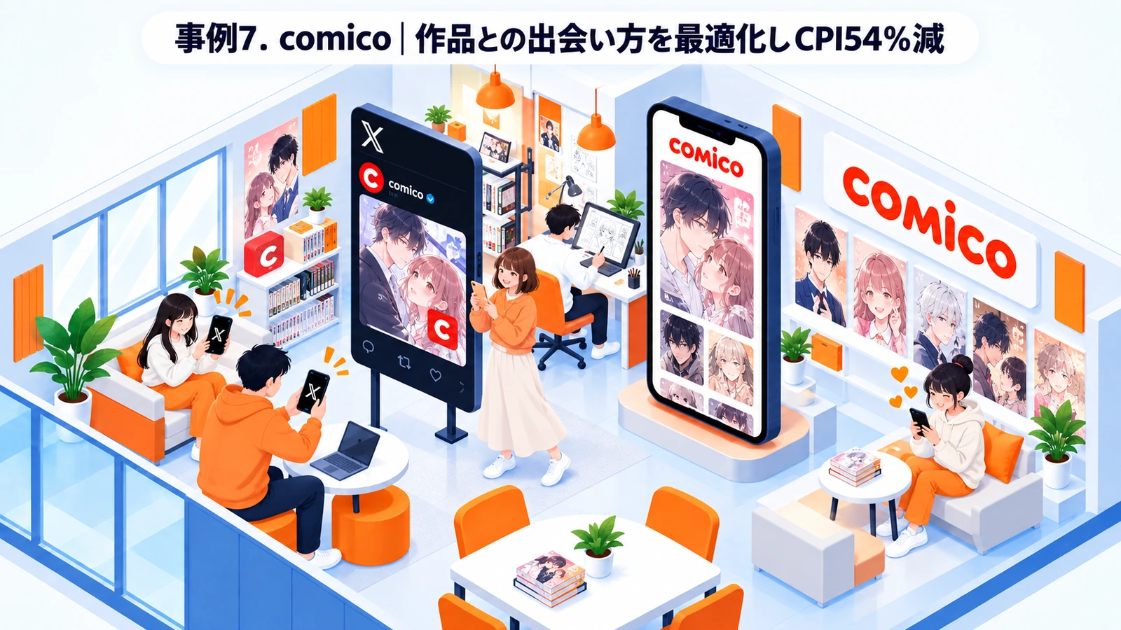 comico|作品との出会い方を最適化しCPI54%減のXマーケティング成功事例