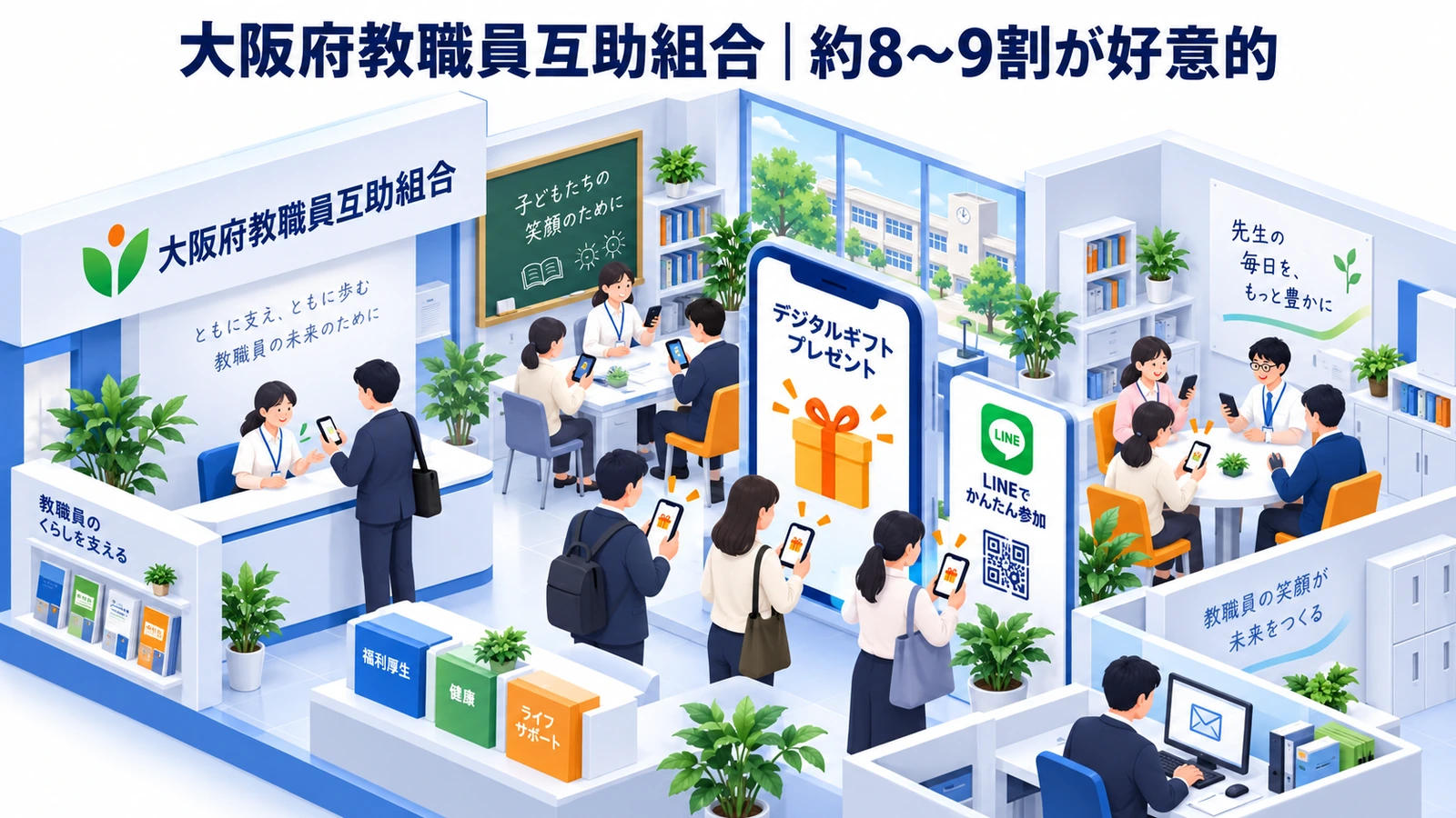 大阪府教職員互助組合のデジタルギフトキャンペーン成功事例