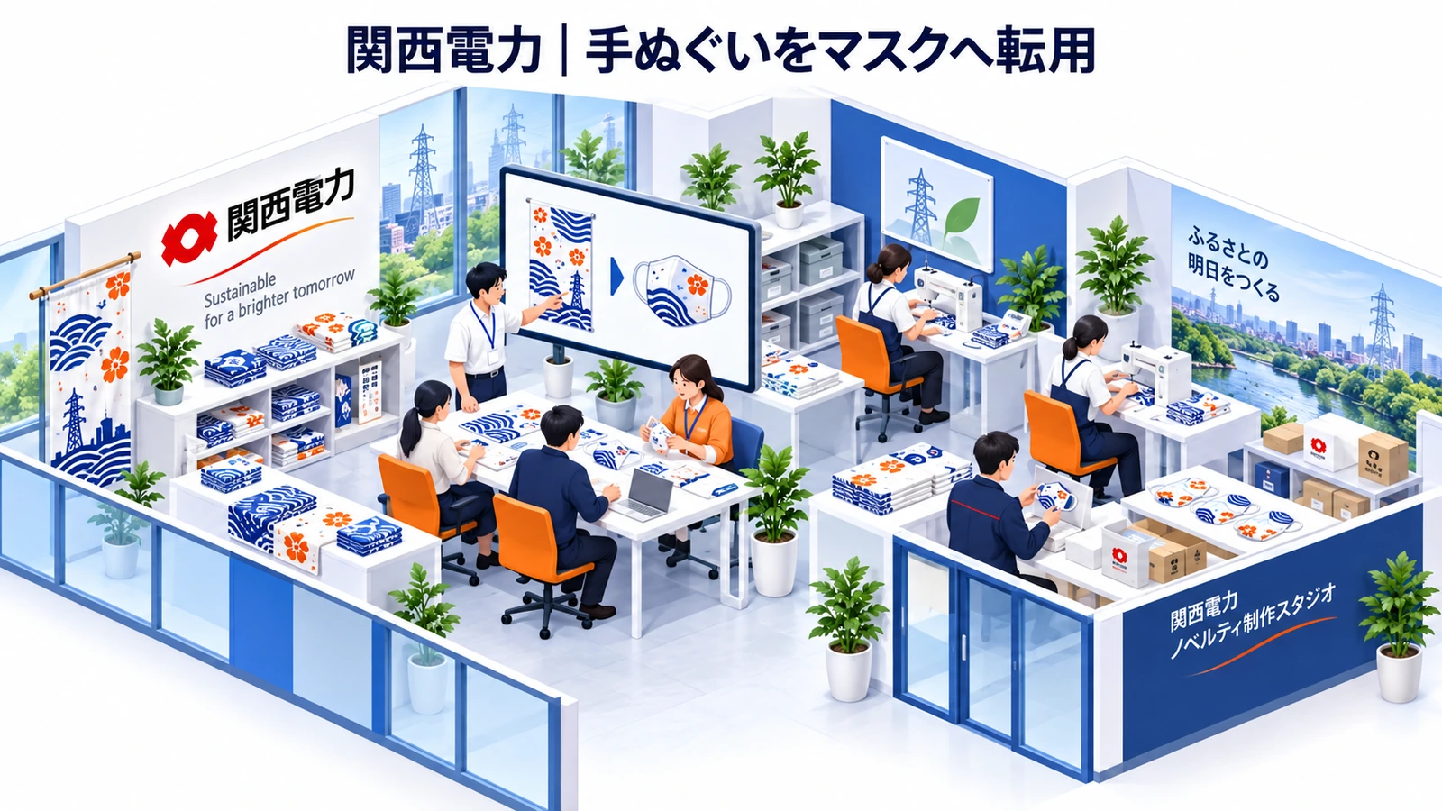 関西電力のノベルティ制作成功事例