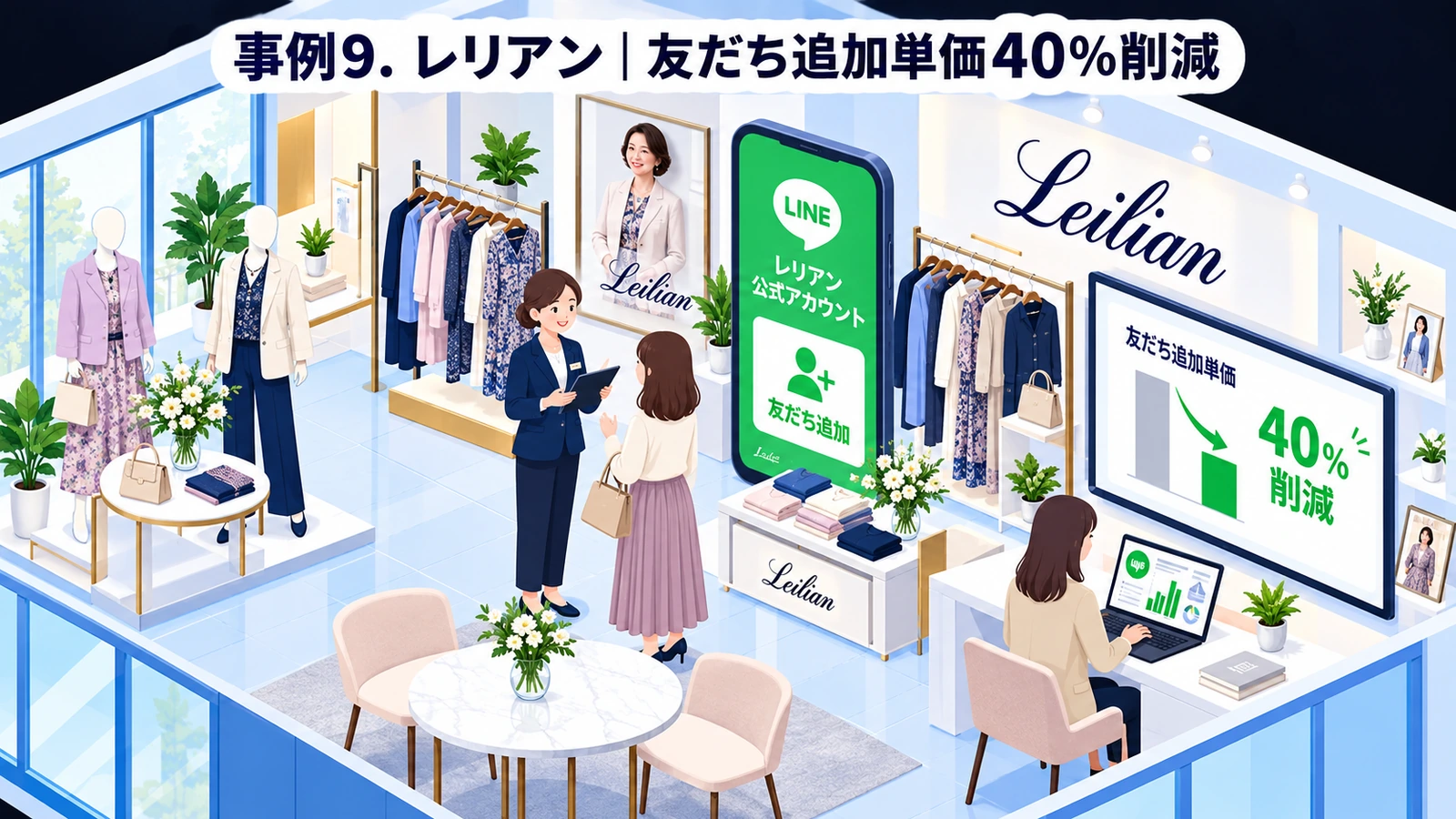 レリアンのバナー広告成功事例