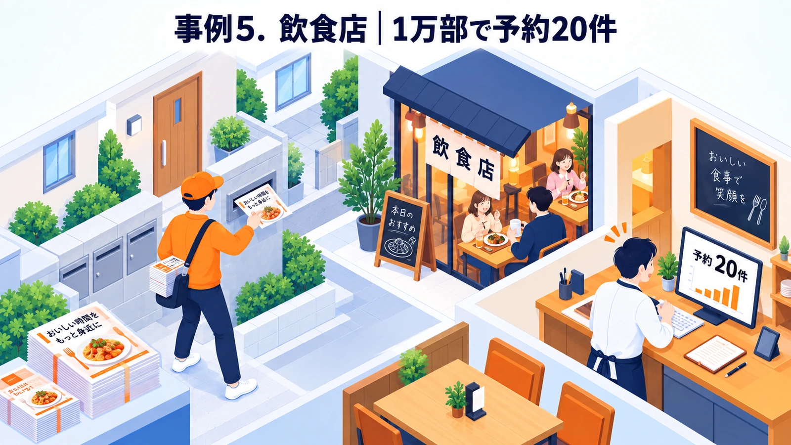 飲食店のポスティング広告成功事例