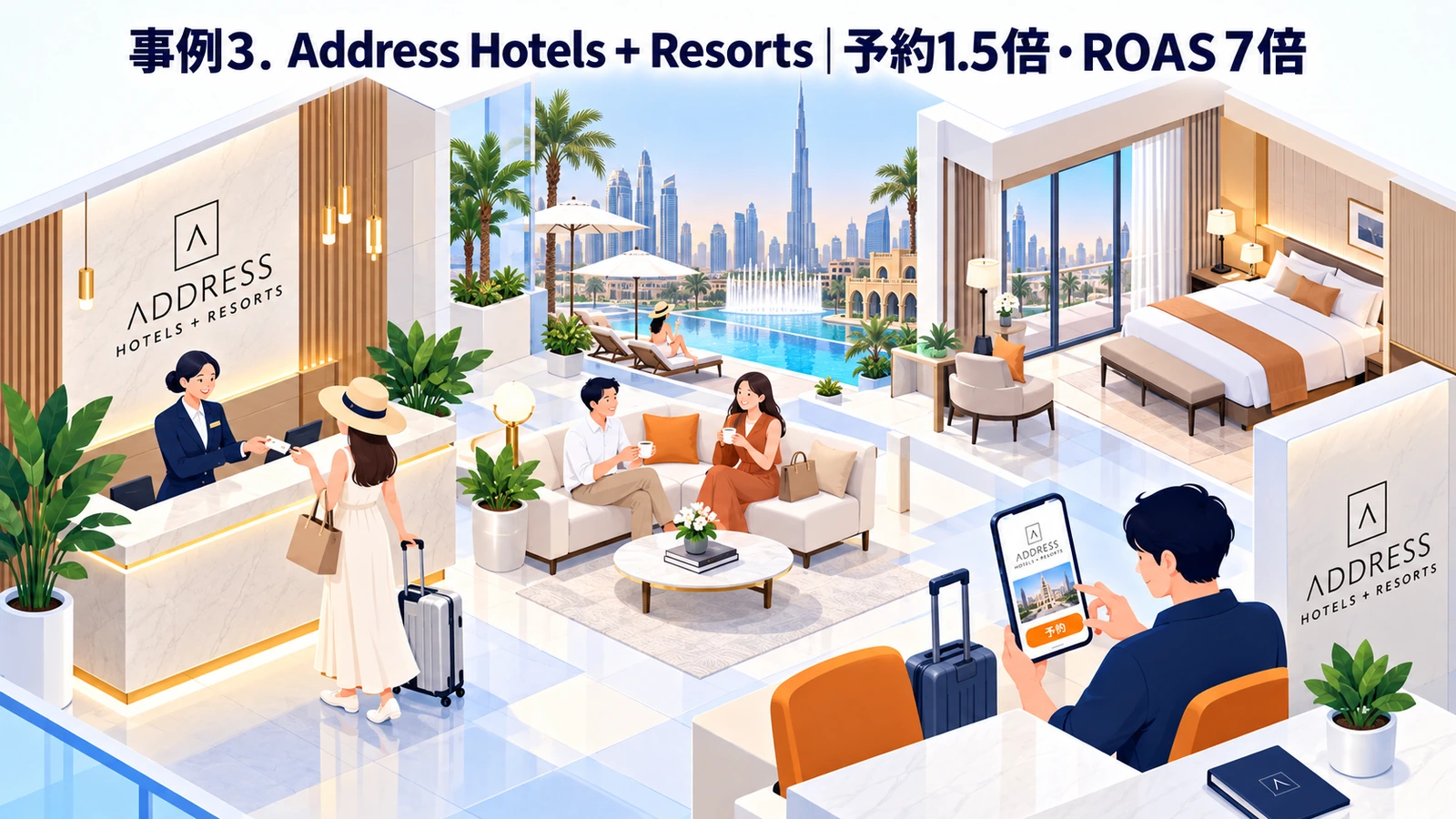 Address Hotels + Resortsのホテル集客成功事例