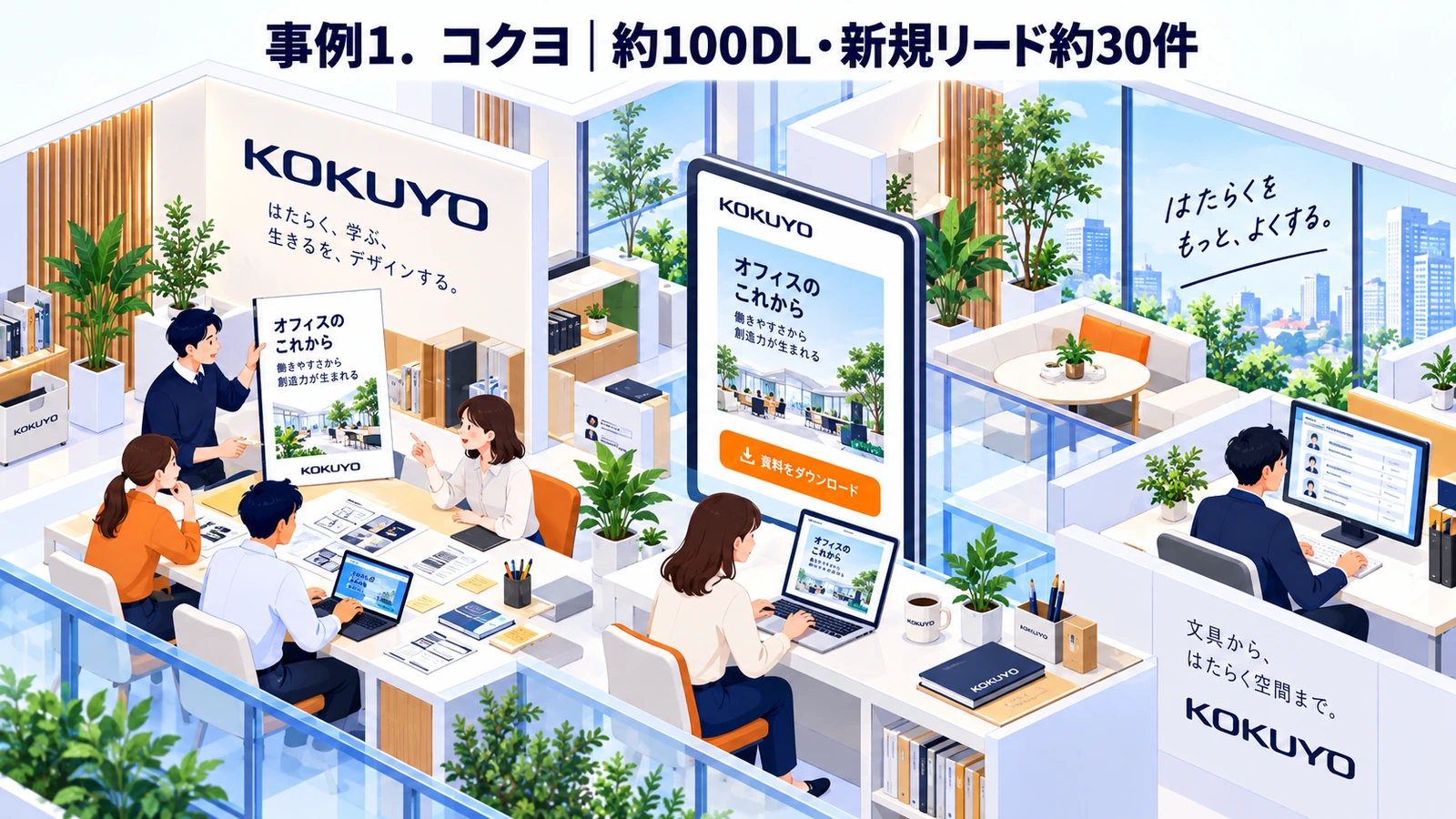 コクヨのホワイトペーパー制作成功事例