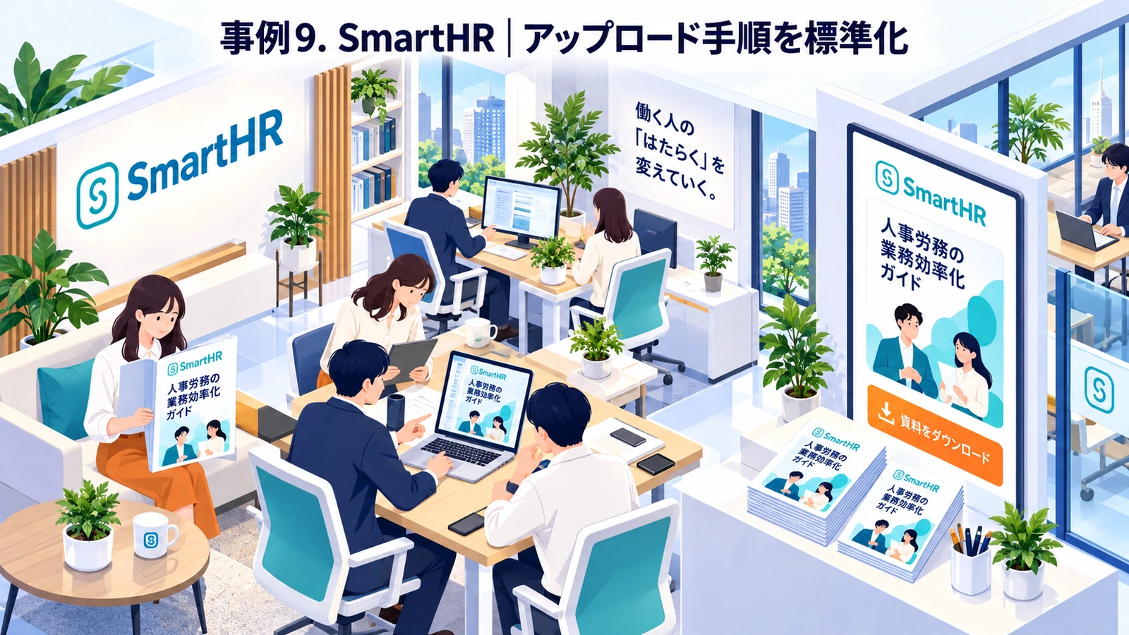SmartHRのホワイトペーパー制作成功事例