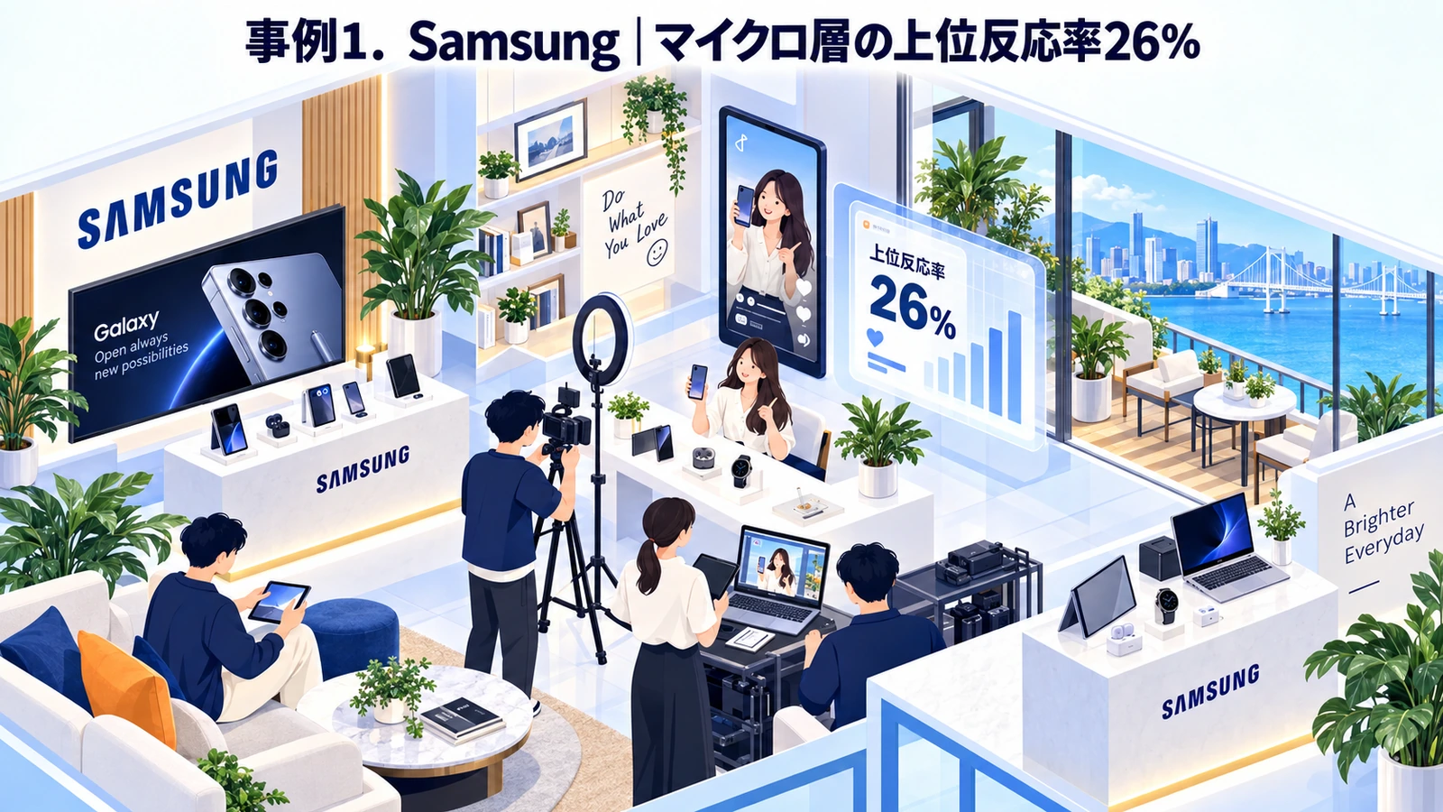 Samsungのマイクロインフルエンサー成功事例