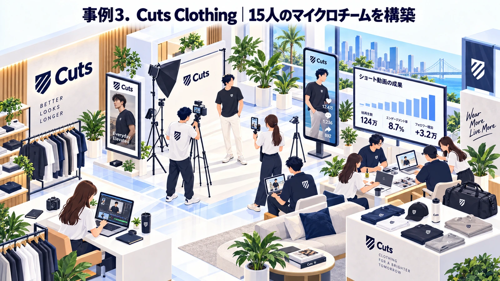 Cuts Clothingのマイクロインフルエンサー成功事例