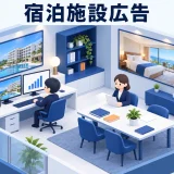 宿泊施設広告の図解