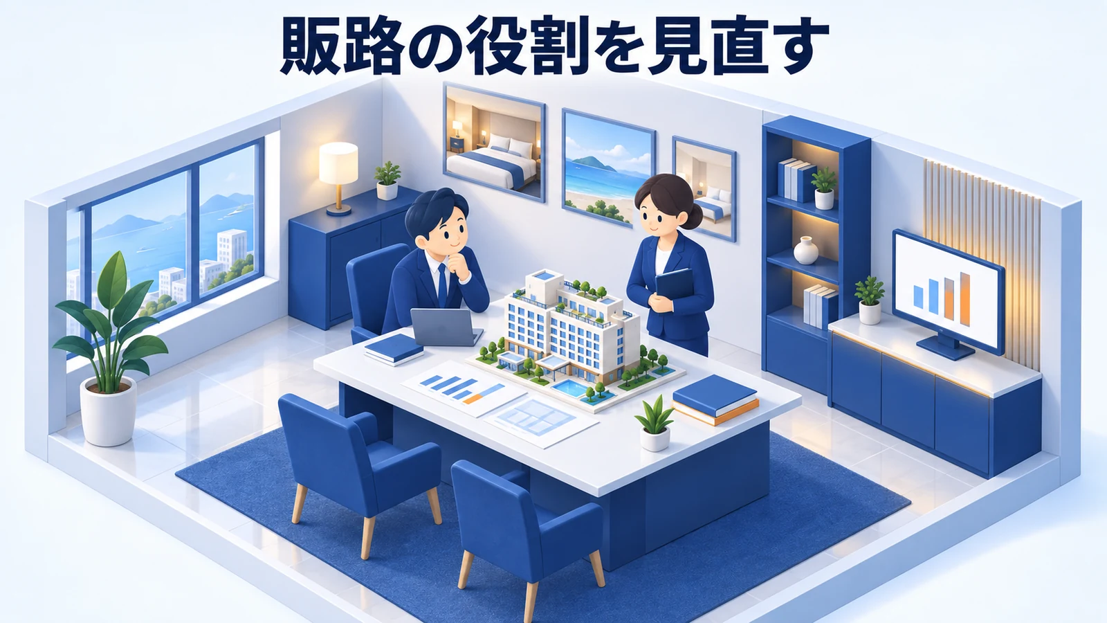 料率だけで切らず販路の役割を見直すの図解