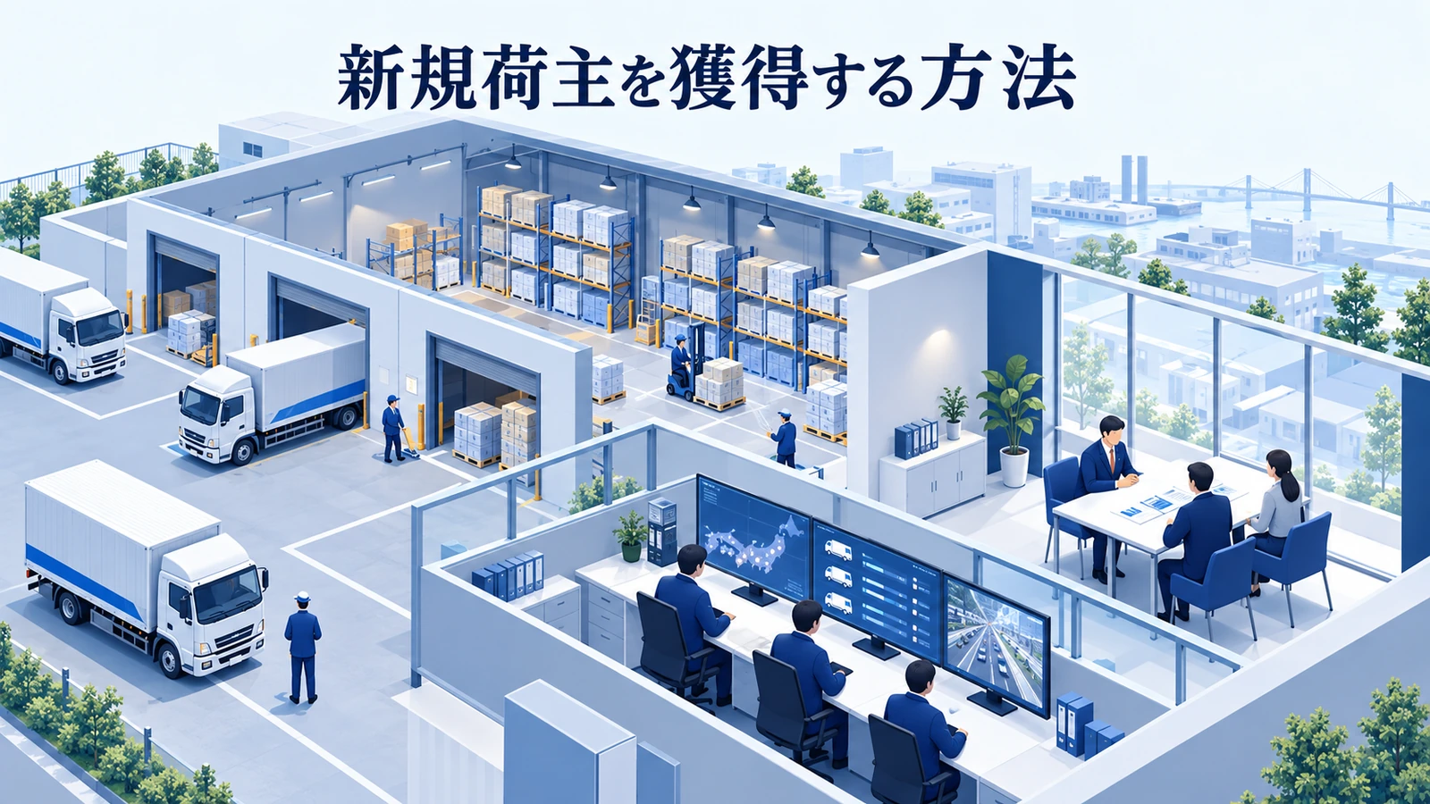 新規荷主を獲得する方法｜運送・倉庫案件を増やす8つの打ち手